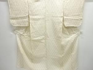 アンティーク　本場小千谷ちぢみ変わり蜀江模様着物
